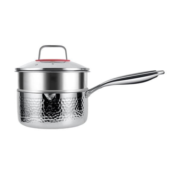 Saucepan Non Stick Pan With Lid Pans For Cooking & Even Heating Pour Spouts Design Compatible With All Cooktops With Steamer Japanese Kitchenware Bowls Cooking Utensils Set Cooker Pots Slow Cookers