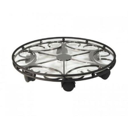 Saucer Caddy 14 in. Rust