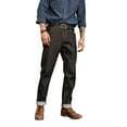 thumbnail image 1 of Saucezhan 315XX-18OZ Men's Jeans Indigo Sanforized Selvedge Denim Jeans Regular Fit Taper Leg 18 oz, 1 of 9
