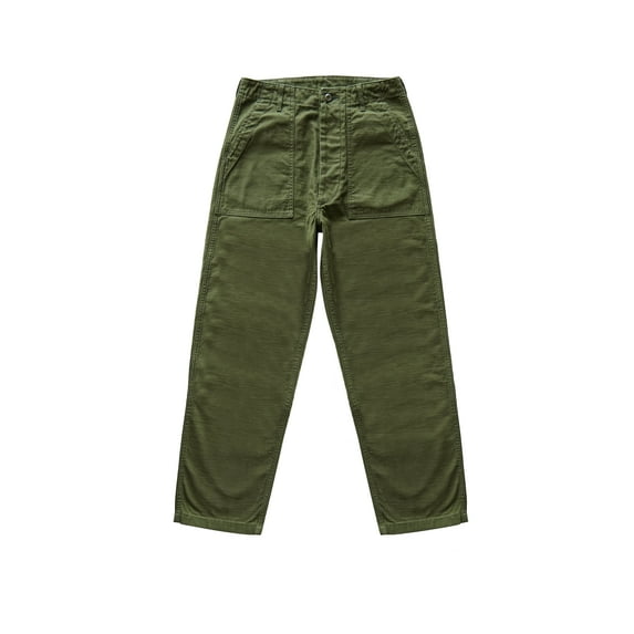 Saucezhan OG107 Fatigue Pants for U.S. Army Vietnam War Men's Baker Pants Satin Cotton Loose Fit