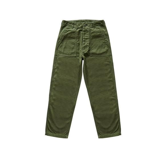 Saucezhan OG107 Fatigue Pants for U.S. Army Vietnam War Men's Baker Pants Satin Cotton Loose Fit