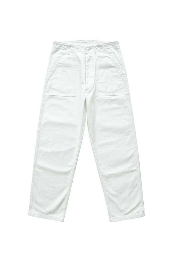 Saucezhan OG107 Fatigue Pants for U.S. Army Vietnam War Men's Baker Pants Satin Cotton Loose Fit