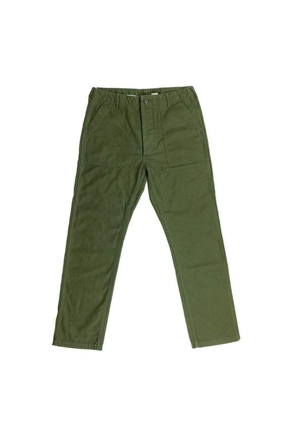 Saucezhan OG107 Fatigue Pants for U.S. Army Vietnam War Men's Baker Pants Satin Cotton Regular Fit