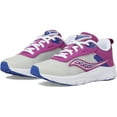thumbnail image 1 of Saucony Axon KDZ SK167781 Sneaker Kids Gray Magenta Lace Up Casual Shoes KHD2127, 1 of 6