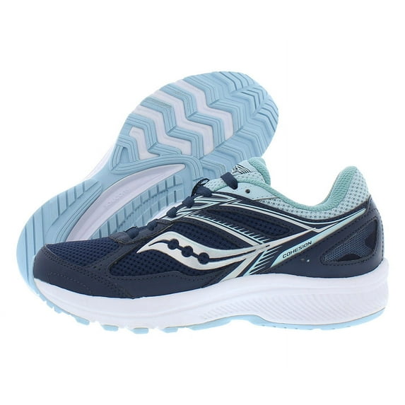 Saucony Cohension 14 Womens Shoes Size 7, Color: Navy/Light Blue