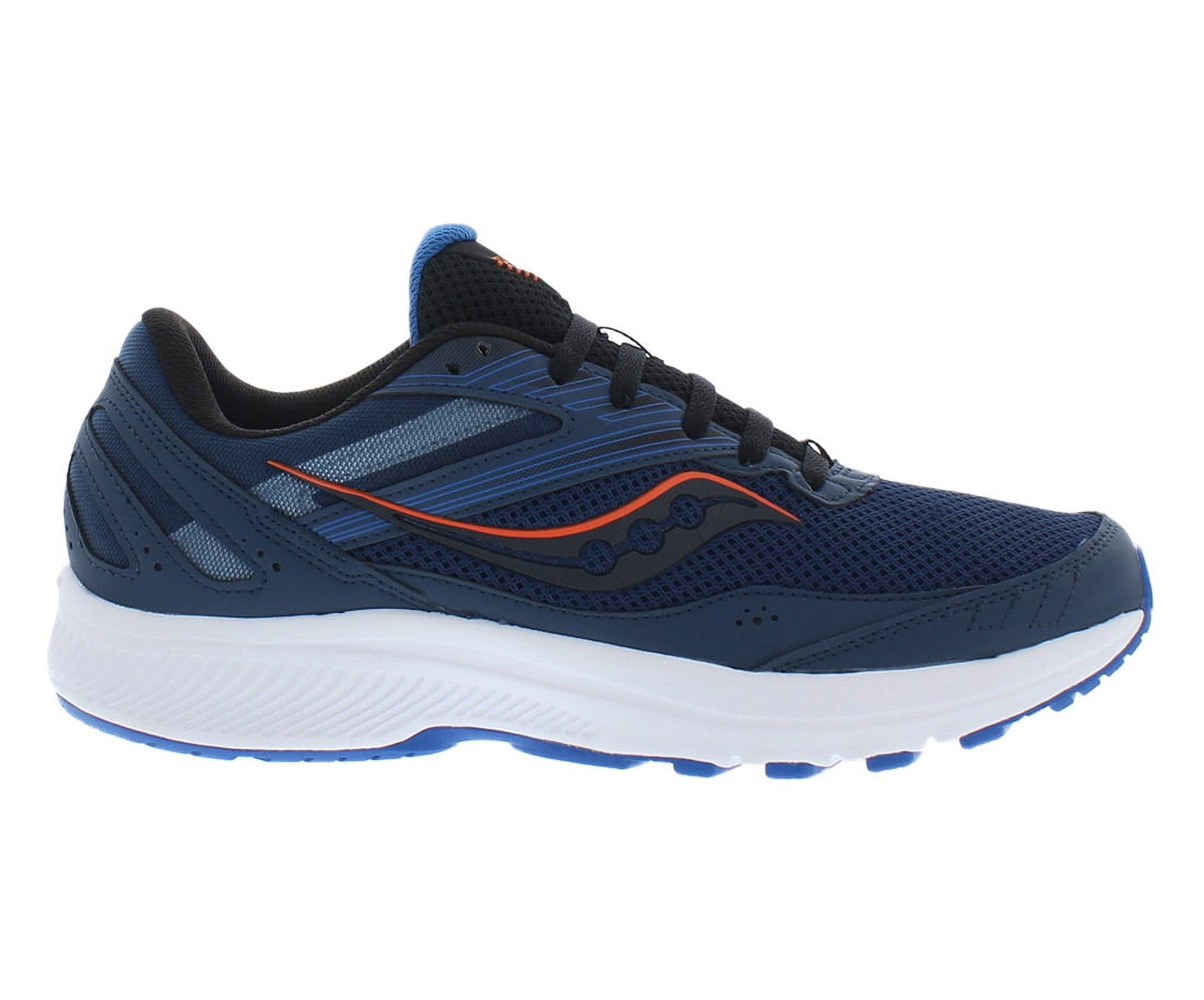 Saucony Men's DXN Trainer Shoes – Blue/White/Lime Retro Running Shoes, Size 9, EVA Cushioning, Vintage Athletic Style