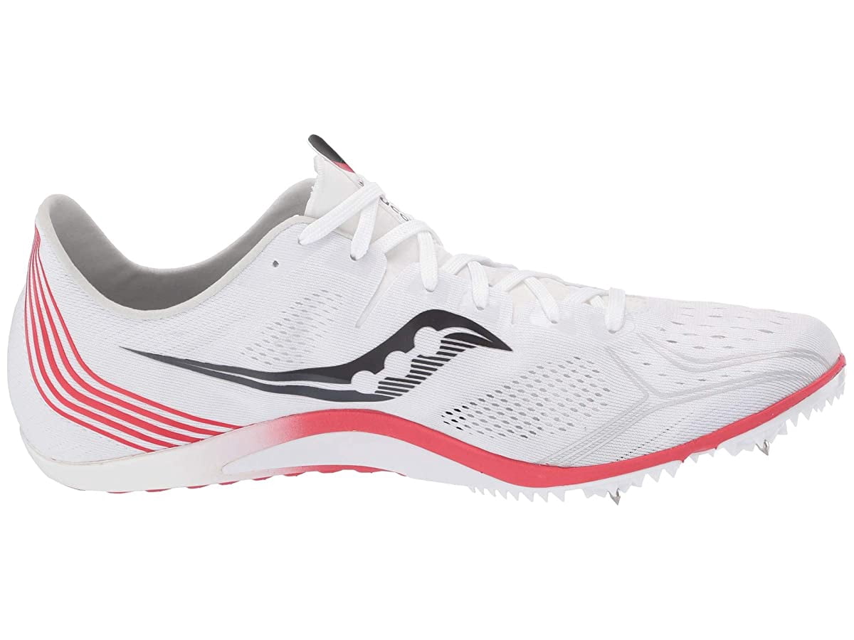Saucony Endorphin 3 White/Vizi Red - Walmart.com display picture 1