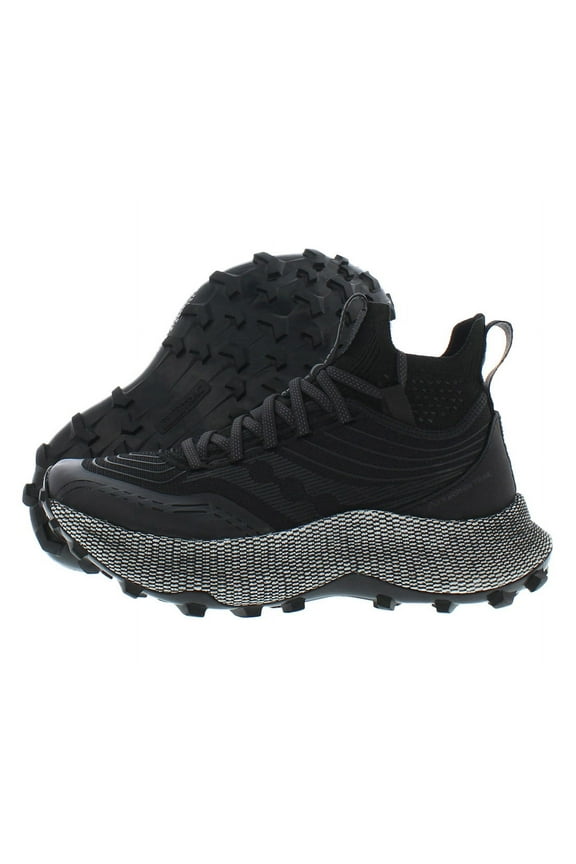 Endorphin Trail Mid Womens Shoes Size 11.5, Color: Black/Gravel