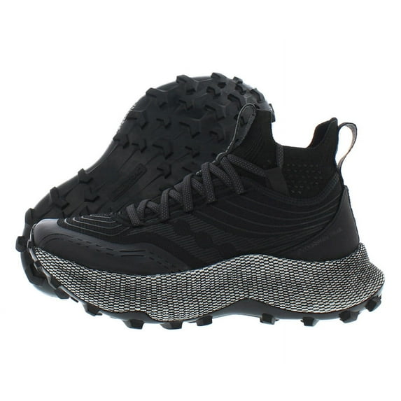 Saucony Endorphin Trail Mid Womens Shoes Size 5.5, Color: Black/Gravel