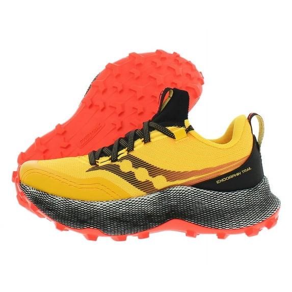 Saucony Endorphin Trail Womens Shoes Size 9.5, Color: Vizigld/Vizired