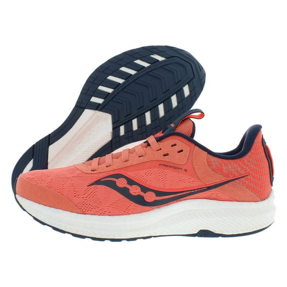 Saucony Freedom 5 Womens Shoes Size 5.5, Color: Orange/Navy