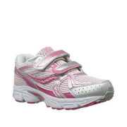 Saucony G Cohsn 6 Hl Girls Shoes Size 4.5, Color: Silver/Pink