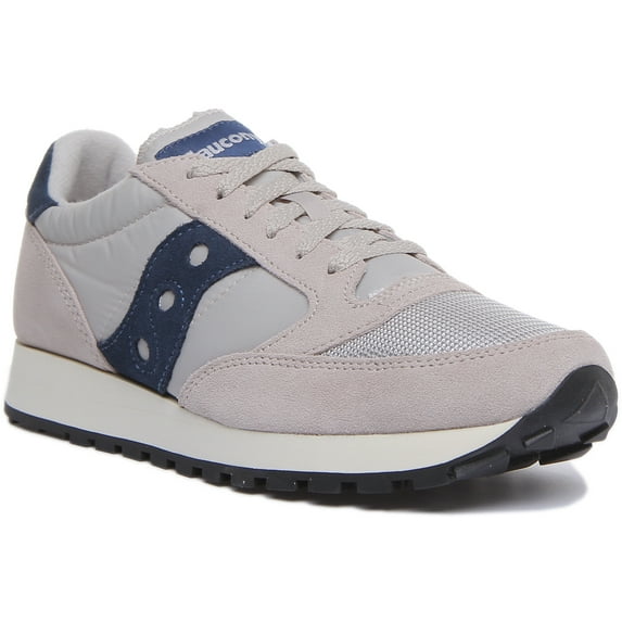 Saucony Jazz Original Men's Lace Up Suede Nylon Sneakers In Beige Size 8