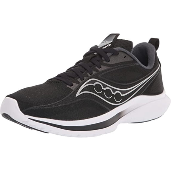 Saucony Men's Kinvara 13 Black/Silver Running Shoe - Size 9