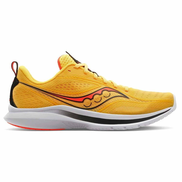 Saucony Kinvara 13 Mens Road Running Fitness Trainer Gold Red UK 10