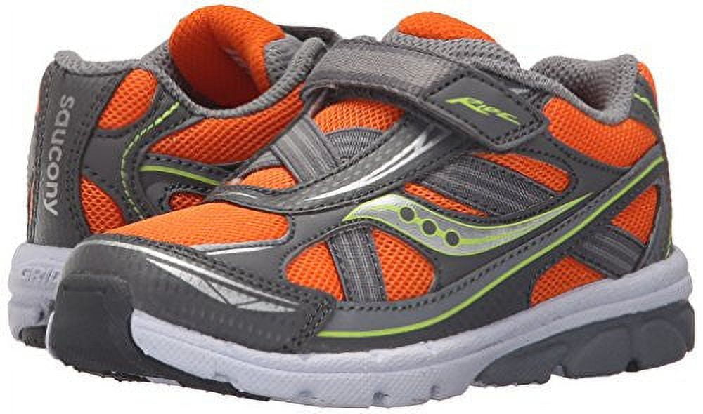 Saucony Little Kid Toddlers Baby Ride Running Shoe Orange Grey