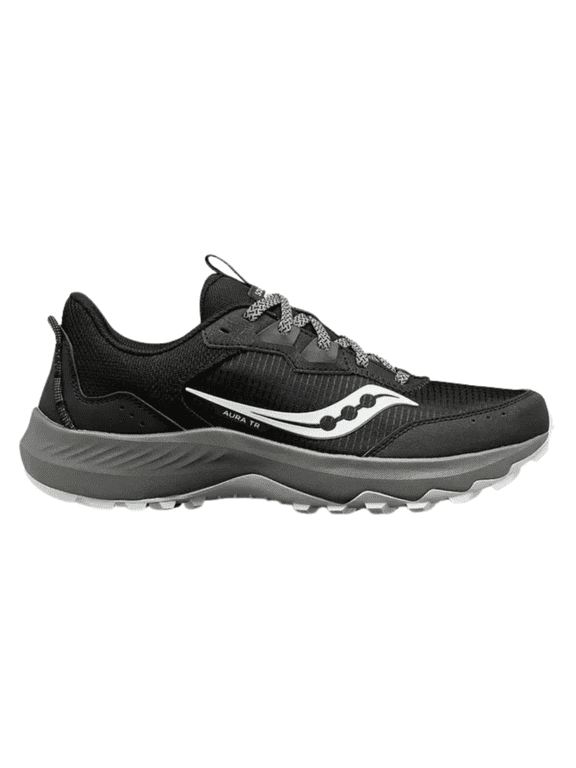 Men's' Aura TR Trail Running Shoes - Black/ Gravel size 8