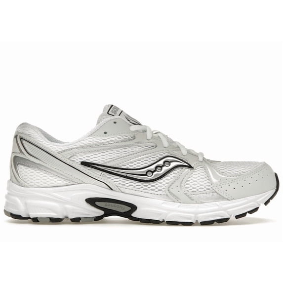 Saucony Men's Grid Ride Millennium White Silver Shoes, from StockX
