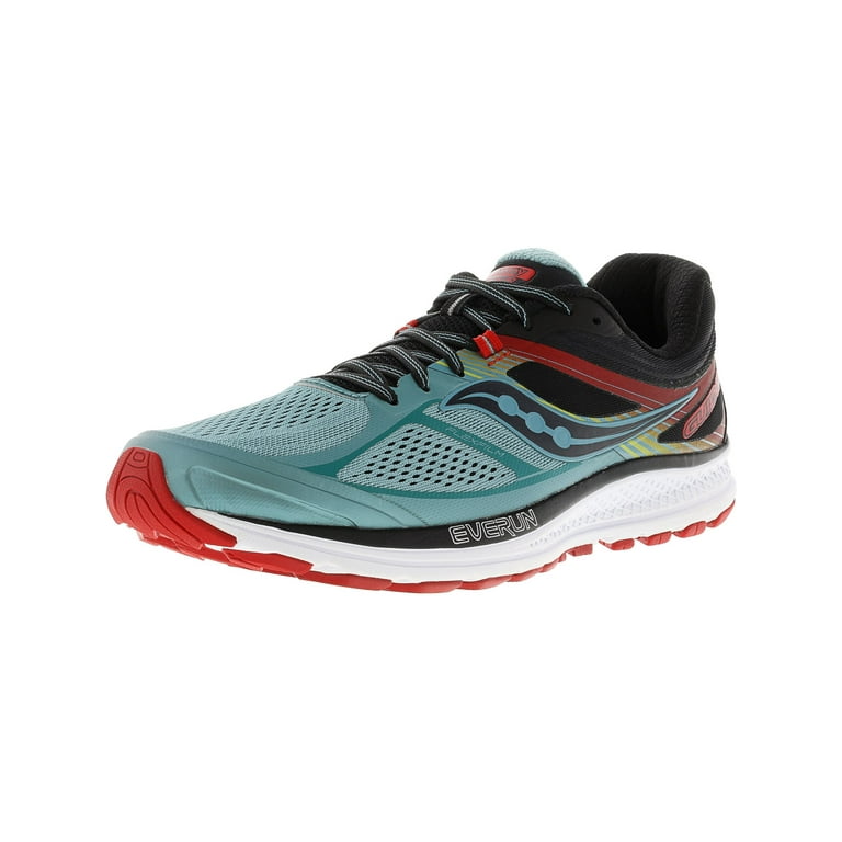 Saucony Men s Guide 10 Blue Black Red Ankle High Running Shoe 11.5M Walmart
