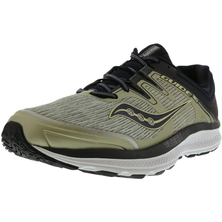 Saucony Men's Guide Iso Grey Navy Ankle-High Fabric Running