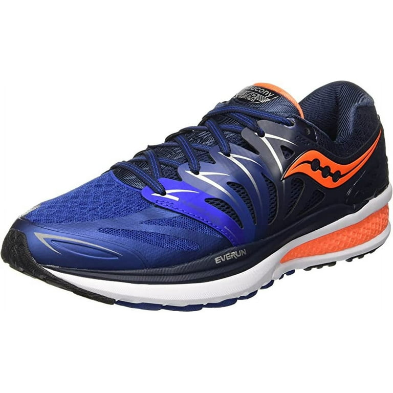 Saucony Men s Hurricane Iso 2 Navy Blue Orange Ankle High Running Shoe 9M Walmart