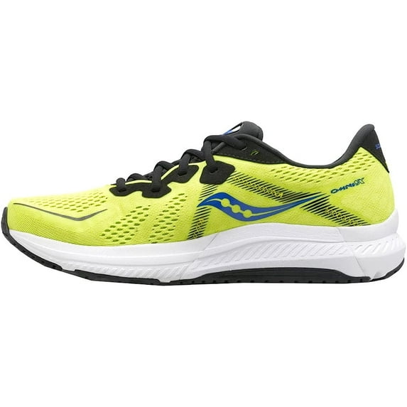 Saucony Men's Omni 20 Running Shoe, Acid Lime/Spice, 9.5, Medium