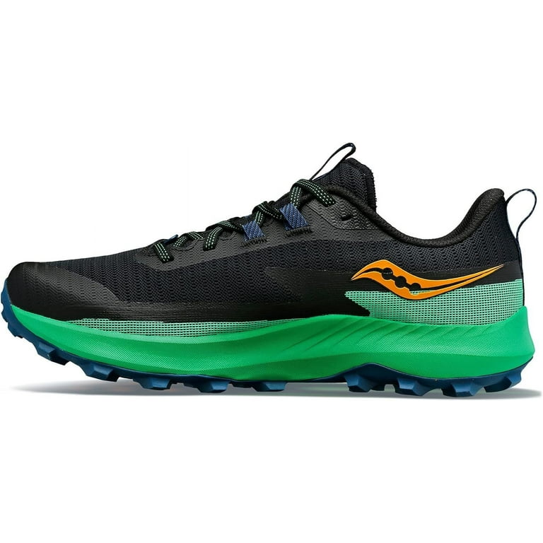 Saucony Men's Peregrine 13 Trail Running Shoe, Finesse Black, 9.5