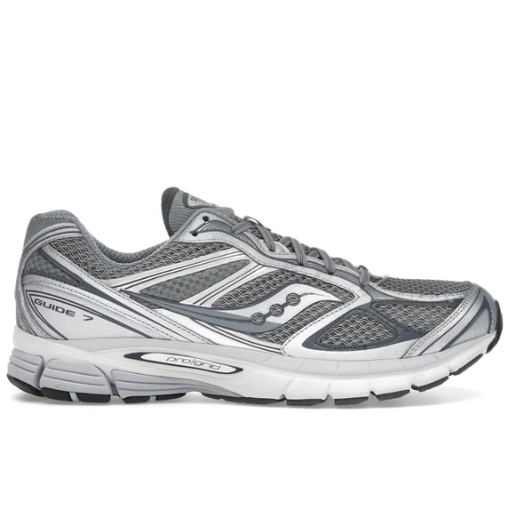 Saucony Men's ProGrid Guide 7 Grey Silver Shoes, from StockX