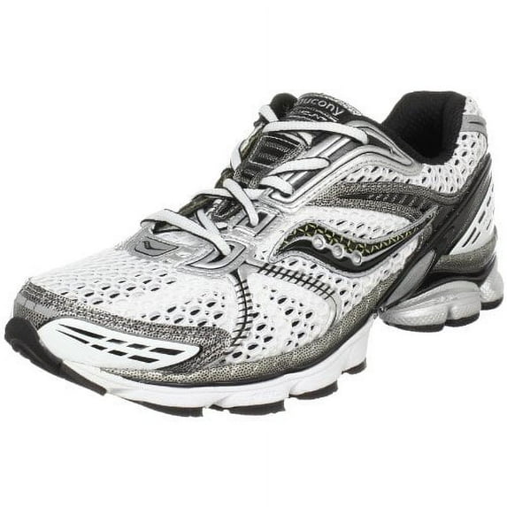 Saucony Men's Progrid Paramount 3 Running Shoe,White/Silver/Black,8 M US