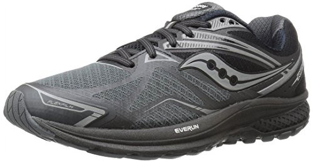 cushioning saucony ride precio Saucony Men's Ride Reflex Running Shoe, Black/Silver, 12 M US