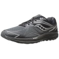 thumbnail image 1 of Saucony Men's Ride 9 Reflex Running Shoe, Black/Silver, 12 M US, 1 of 1