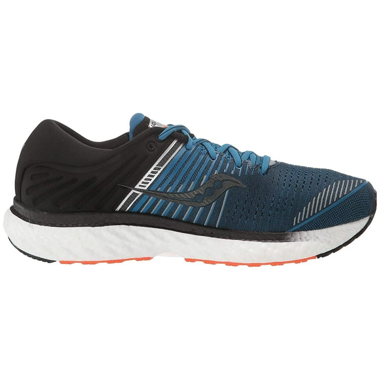 Saucony Men's Triumph 17 Running Shoe, Blue/Black, 2E(W) US
