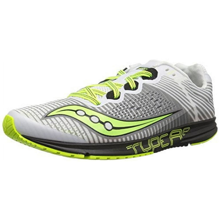 Saucony type a8 men's shoes white/black/citron clearance