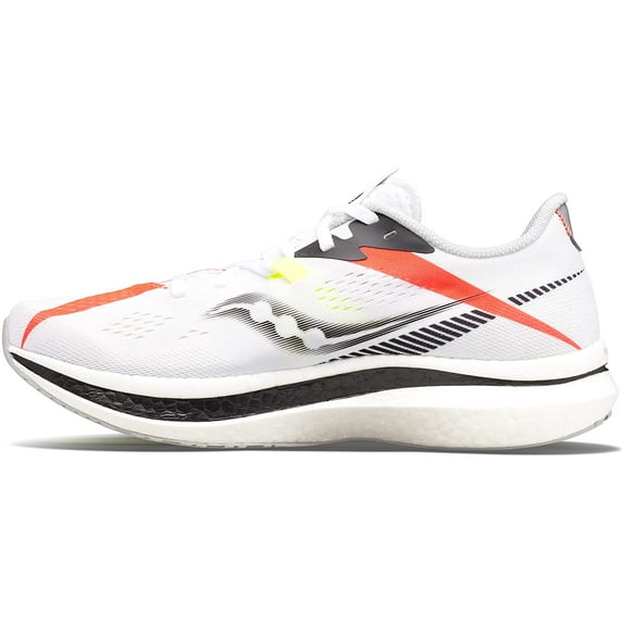 Saucony Mens Endorphin Pro 2 Running Shoe 12.5 White/Vizire