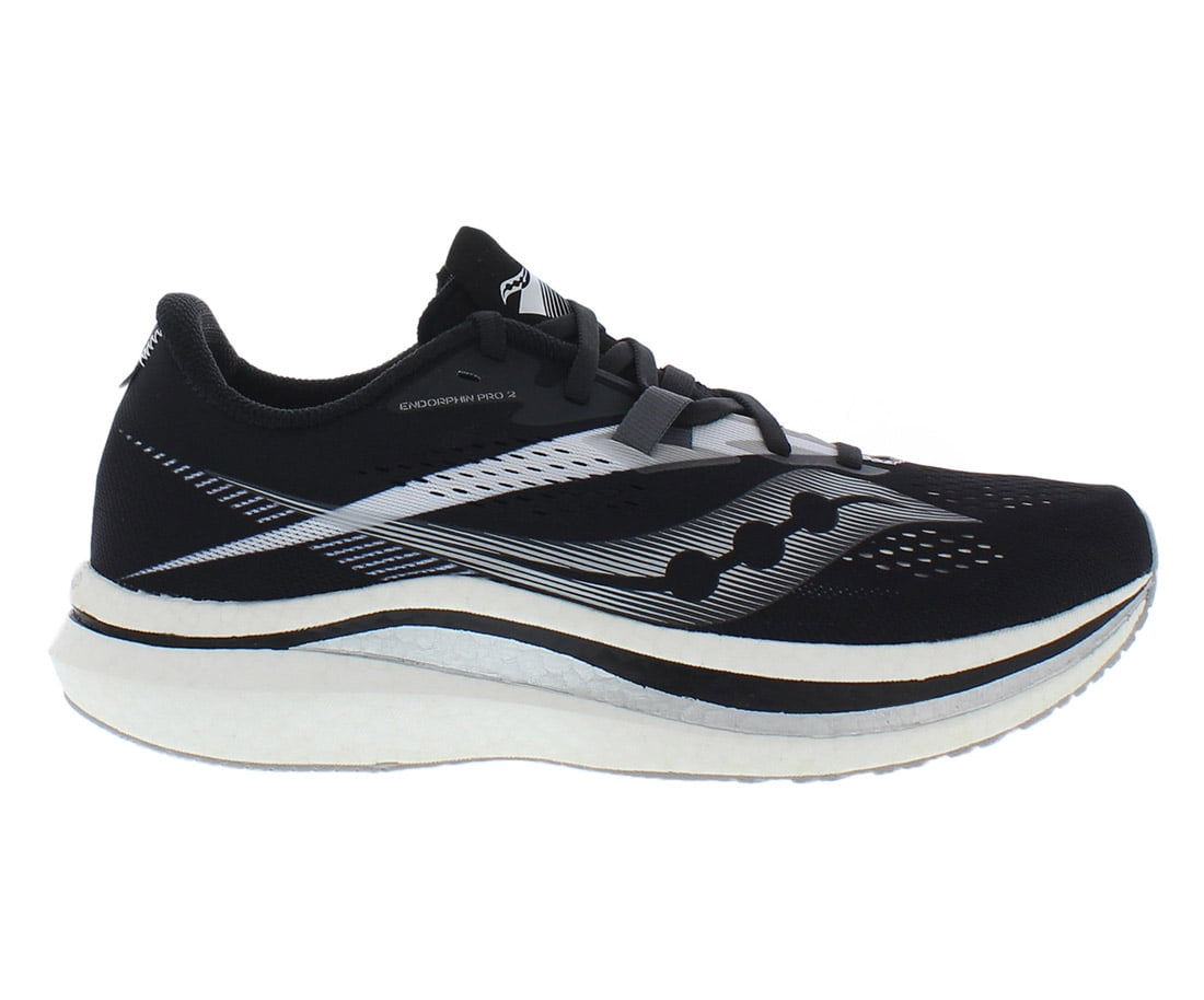 Saucony Mens Endorphin Pro 2 Running Shoe 14 Black/White