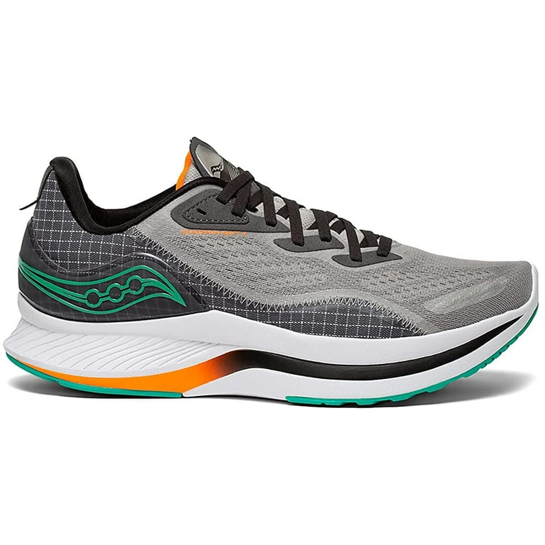 Saucony Mens Endorphin Shift Running Shoe 12 Alloy/Jade