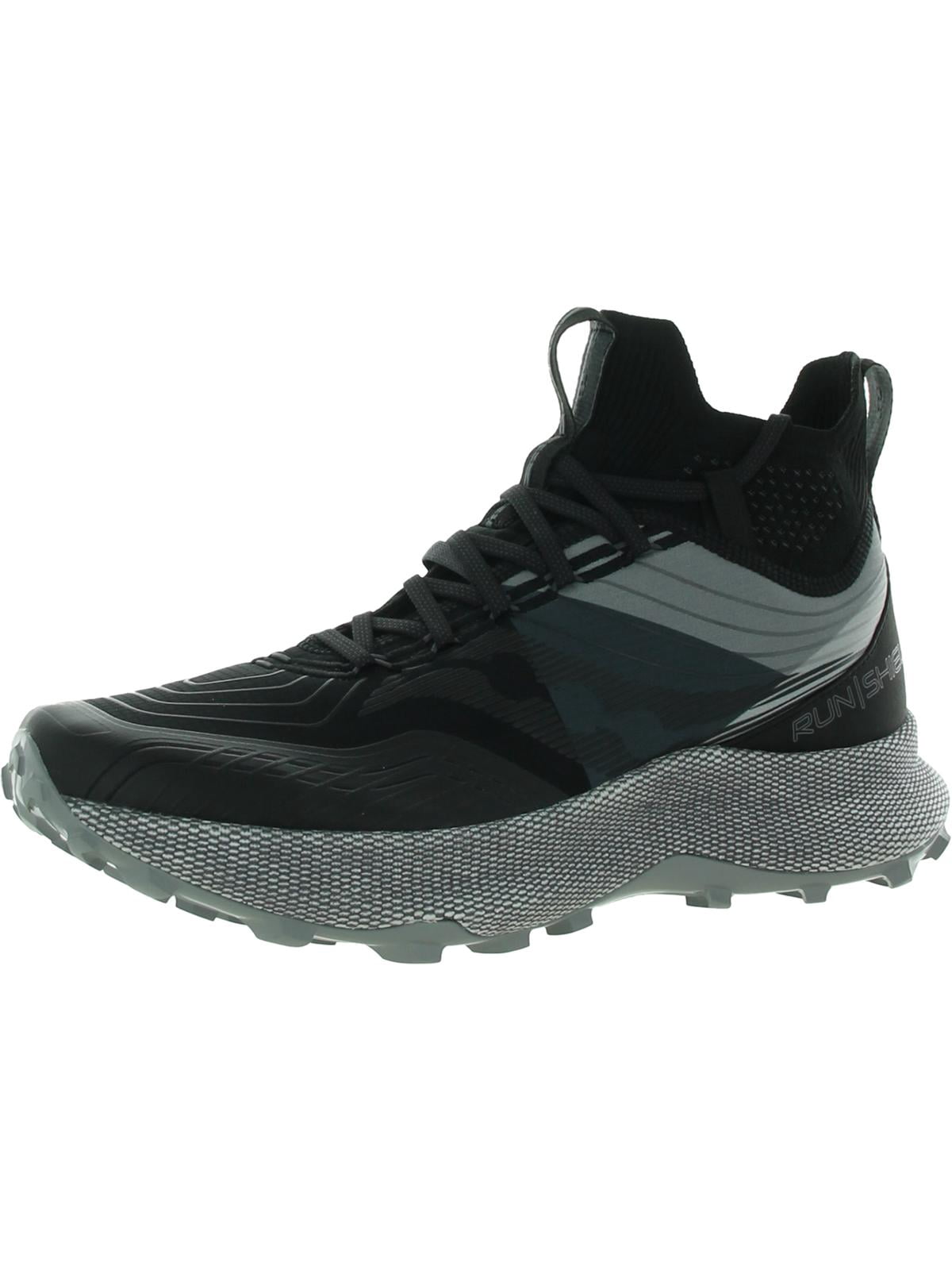 Saucony Endorphin Trail Mid  Mens Black Athletic Hiking Shoes Size 7 Saucony Endorphin Trail Mid Runshield Mens Black Athletic  main image 2