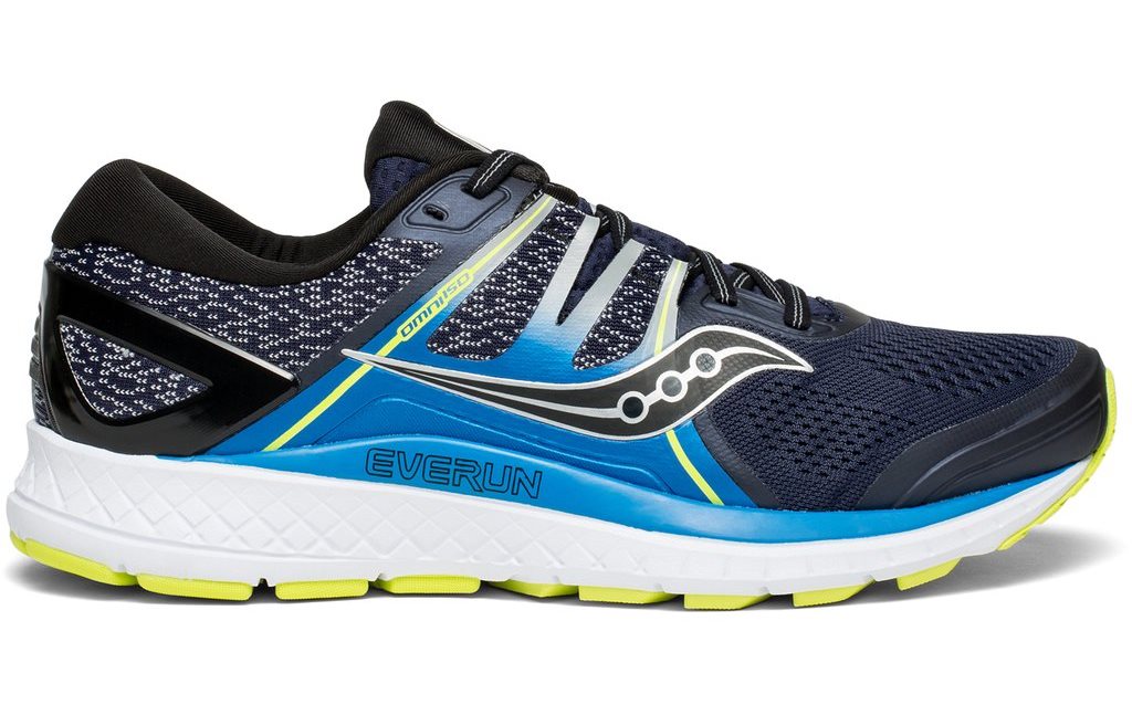 Saucony Mens Omni ISO Road Running Shoe Sneaker - Navy/Blue/Citron - Size 11.5 - image 1 of 5