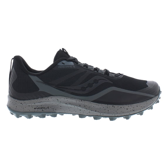 Saucony Mens Peregrine 12 Trail Running Shoe 8 Black/Charcoal
