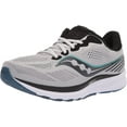 thumbnail image 1 of Saucony Mens Ride 14 Running Shoe 12.5 Fog/Black/Storm, 1 of 8