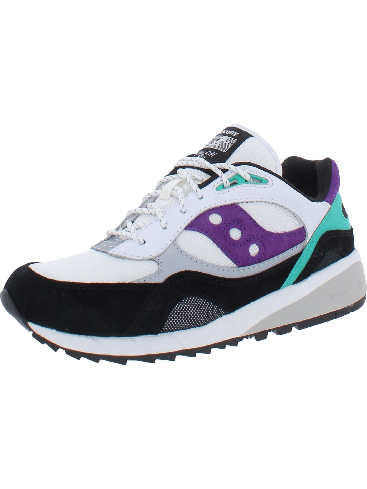 Saucony Shadow 6000 Mens White Teal Purple Sneakers UK 8 EU 42.5