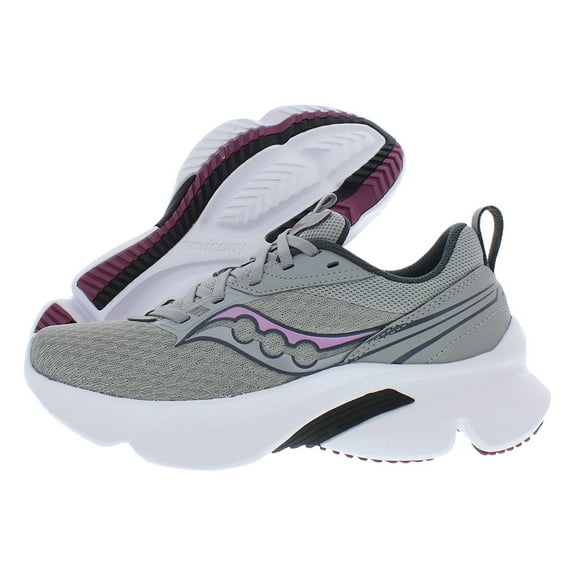 Saucony Odysseus Run Womens Shoes Size 8.5, Color: Charcoal/Sky