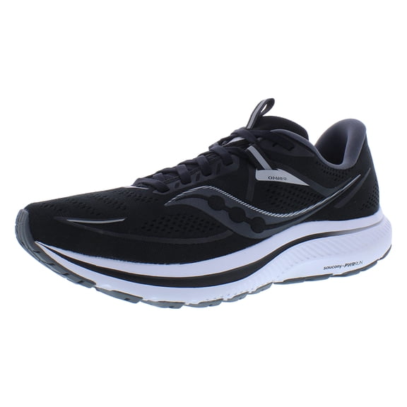 Saucony Omni 21 Mens Shoes Size 12.5, Color: Black/White