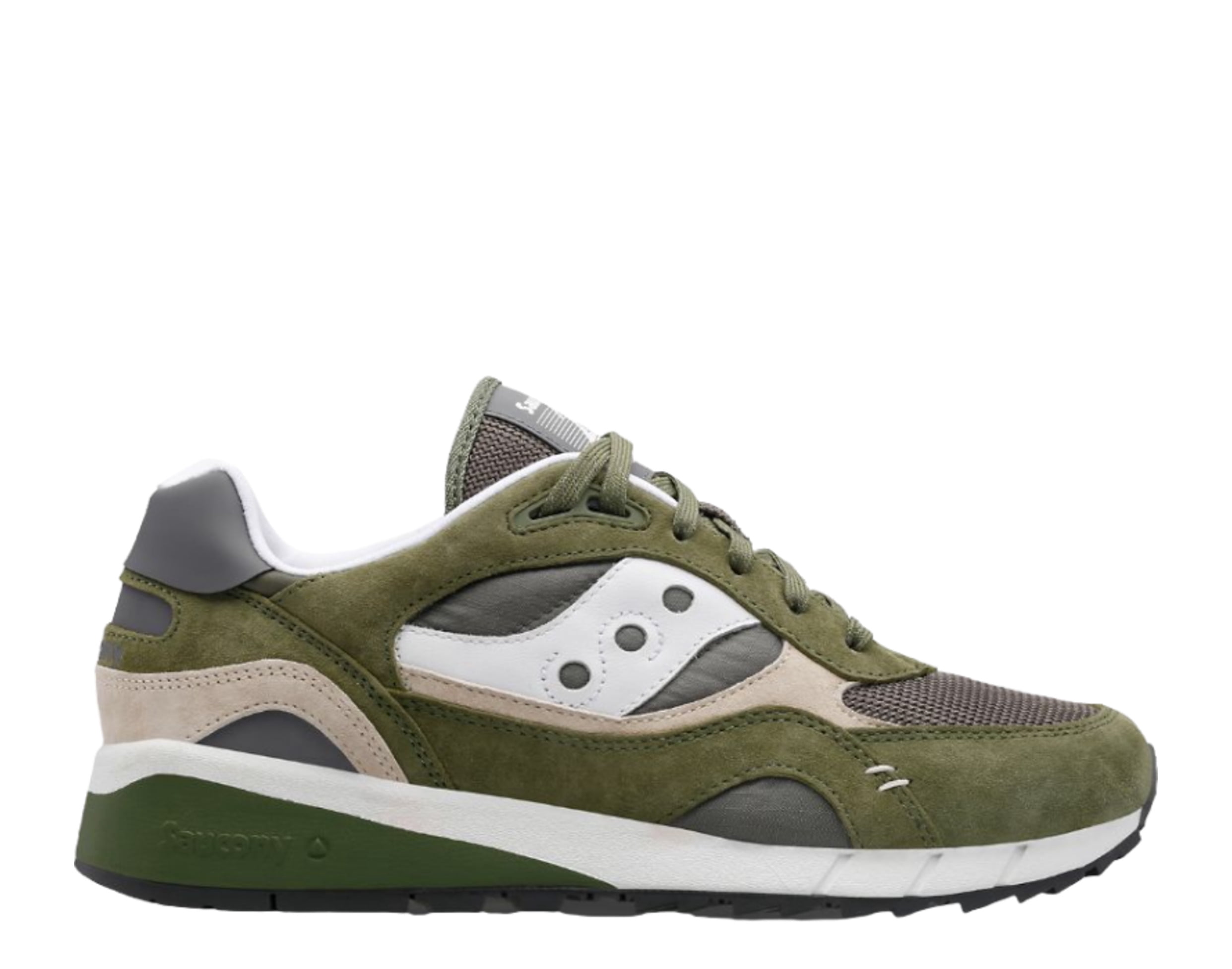 Saucony Shoes Men\'s Sz 8.5 Green Gray Originals Shadow 6000 Running Saucony Shadow 6000 - Laurel Oak | Casual Sneakers | Huckberry main image 2