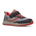 thumbnail image 1 of Saucony Peregrine KDZ A/C 58992K Kids 13.5 Gray Red Trail Running Shoes ZOGG59, 1 of 5