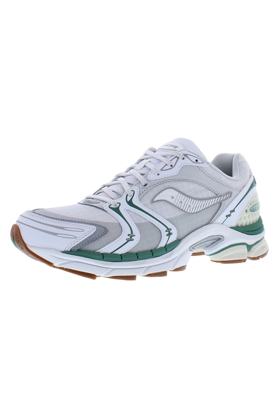 Progrid Triumph 4 Unisex Shoes Size 10.5, Color: Light Tan/Green