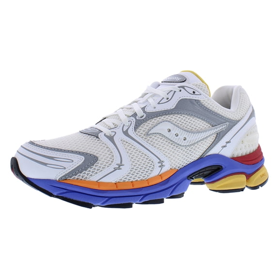 Saucony Progrid Triumph 4 Unisex Shoes Size 11.5, Color: White/Multicolored