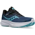 thumbnail image 1 of Saucony, Ride 15 - Men's Running Athletic Shoes - Twilight/Black - Size 10.5, 1 of 4