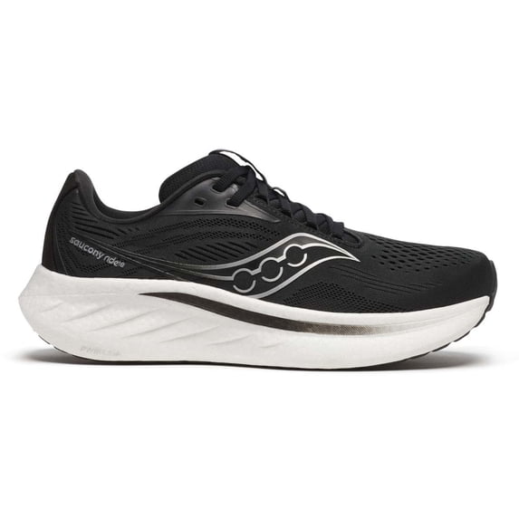 Saucony Ride 18 - Women's, Black/White, 10