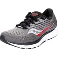 thumbnail image 1 of Saucony S20579-30: Men's Ride 13 Charcoal Red Running Shoe (13 D(M) US Men), 1 of 4